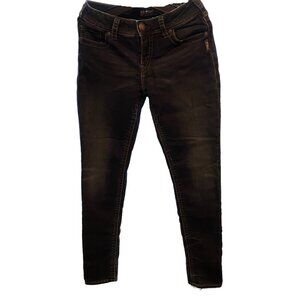 Silver Jeans Co. Suki Mid Skinny Jeans (W31 L31)